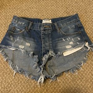 One teaspoon jean shorts